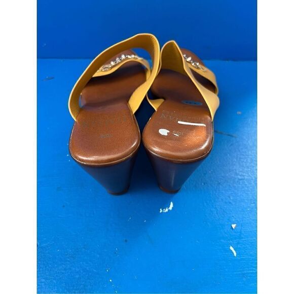 Italian Shoemakers Made In Italy Women's Platform Sandals Brown Size 10M - Picture 6 of 6